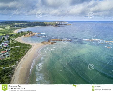 South Coast Beaches Australia Stock Photo - Image of leisure, light ...