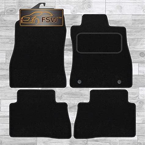 FSW Tailored Mats Fits Nissan Juke 2010 2019 Black Carpet Anti