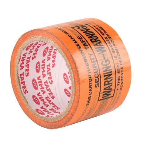 Orange Self Adhesive Warning Printed Tapes At Rs 58 50 Piece In