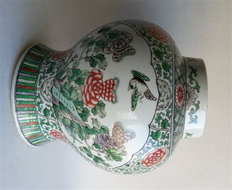 Chinese Porcelain Famille Verte Vase China 19th Century Catawiki