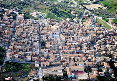 Luftbild Villalba Sizilien Villalba Auf Sizilien In Italien