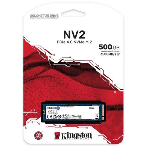 SSD NVMe 500Gb Disco Sólido Kingston NV2 M.2 PCIe 4.0 - Nimavi