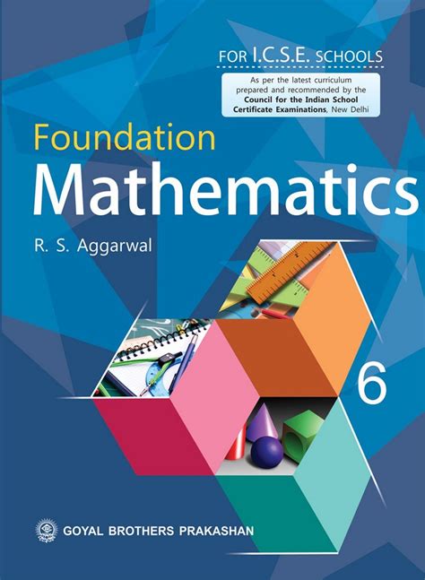 Icse Foundation Mathematics Class 6 Rs Aggarwal 9788183894005