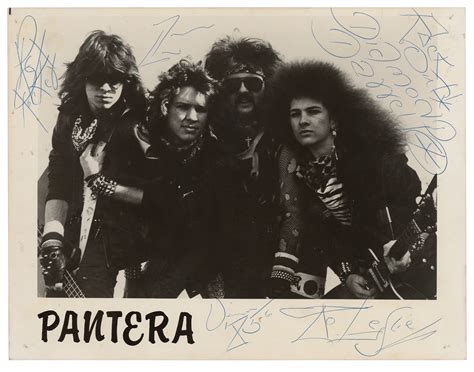 Pantera Signed Photograph Rr Auction