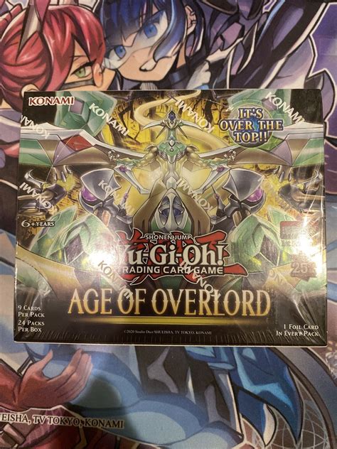 Yu Gi Oh Age Of Overlord Booster Box 1st Edition English Yugioh