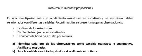 Hola Necesito Que Me Ayuden Con Un Problema De Matem Tica Por Favor Es