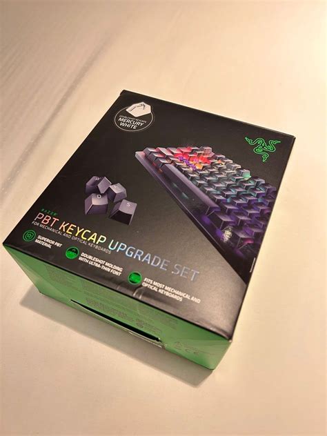 Razer PBT Keycaps Upgrade Set - Mercury White, Computers & Tech, Parts ...