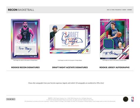 202122 Panini Recon Basketball Hobby Box Da Card World