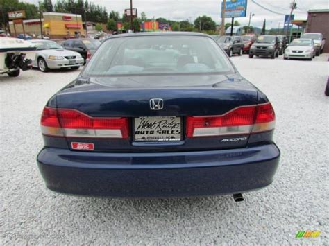 2002 Eternal Blue Pearl Honda Accord Vp Sedan 57611033 Photo 6