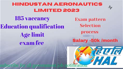 Hindustan Aeronautics Limited Recruitment 2023 Hindustan Aeronautics