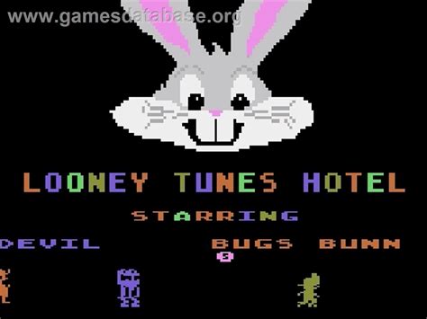 Looney Tunes Hotel Atari Artwork Title Screen