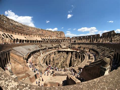 Cómo es el Coliseo Romano por dentro Fotos del interior