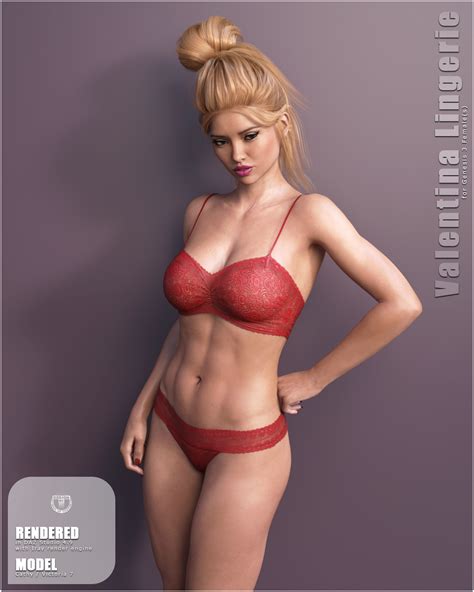 Valentina Lingerie For Genesis Female S D Figure Assets Outoftouch