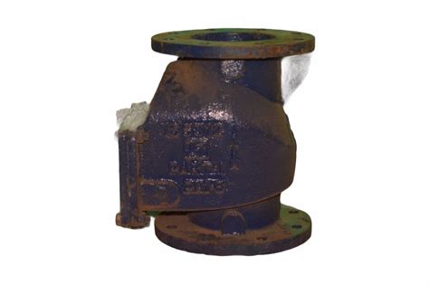 High Cast Iron Reflux Valves NRV For Water Fitting Size 80 Mm 3