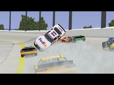 Insane Nascar Crashes Beamng Drive Youtube