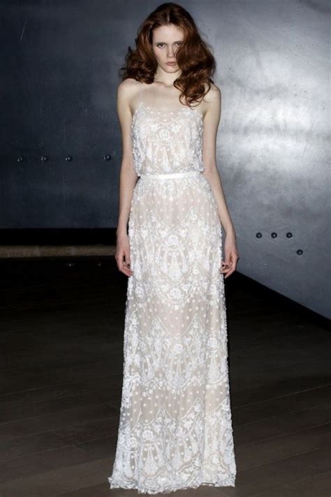 Trendy Nude Lace Wedding Gowns Weddingomania