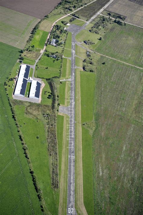 K Then Aus Der Vogelperspektive Solarpark Auf Dem Flugplatz K Then