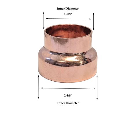 Libra Supply 2 X 1 1 2 Inch 2 X 1 1 2 DWV Wrought Copper Coupling