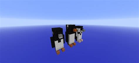 Small penguin statues Minecraft Project