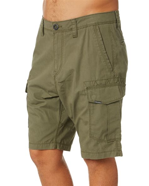 Volcom Miter Ii Mens Cargo Short Army Combo Surfstitch