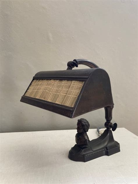 piano lamp (1) - Bronze - Catawiki