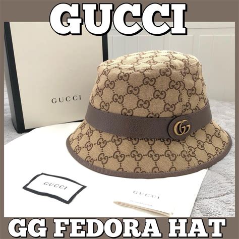 GUCCI GG Canvas Supreme Bucket Hat Fedora Women S Fashion Watches