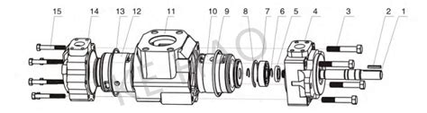 T6T67T7 Series Double Vane Pump Cartridge Stainless Steel Gear Pump