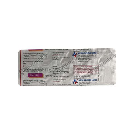 Fluvir 75 MG Capsule 10 Uses Side Effects Dosage Composition