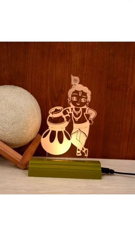 Acrylic 3d Optical Illusion Night Lamp At Rs 250 Piece Acrylic Lamp In Firozabad Id