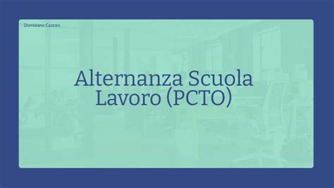 Presentazione Pcto