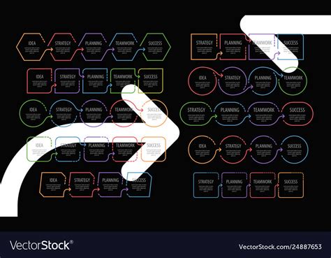 Business concept presentation template Royalty Free Vector