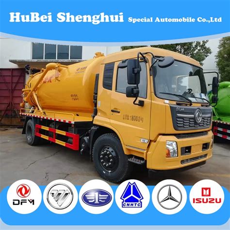 Dongfeng Cbm High Pressure Washing Vacuum Sewer Cleaner Flushing