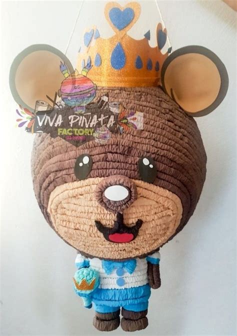 Piñata🎊 Oso🐻👑 Un Hermoso Diseño Para El Rey De La Casa Recuerden Que