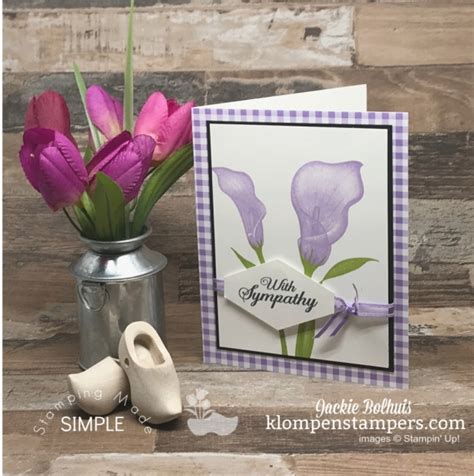 Easy Stamping Tips With 5 Lasting Lily Cards Klompen Stampers