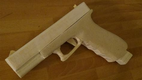 Cardboard blowback rubber band gun glock part 1 tutorial – Artofit