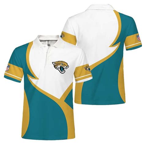 Jacksonville Jaguars Button Up Polo Shirt Clothing Staples Staple