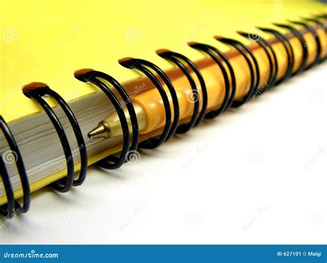 Notebook with pen stock image. Image of education, lecture - 627101