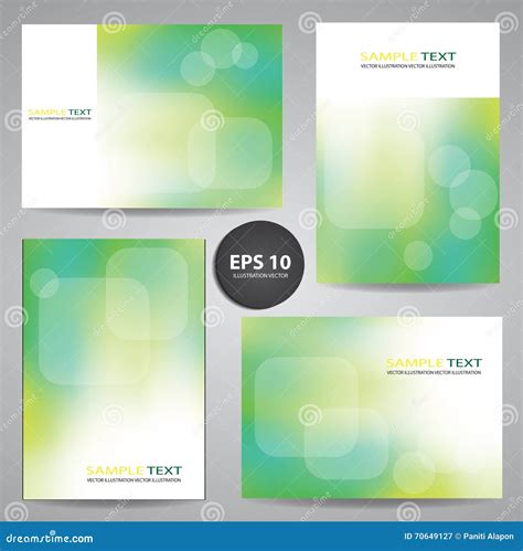 Set of Business Cards or Gift Cards Stock Vector - Illustration of gift