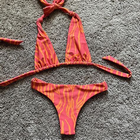Skatie Bikini Set Size Small Top XS Bottoms Depop