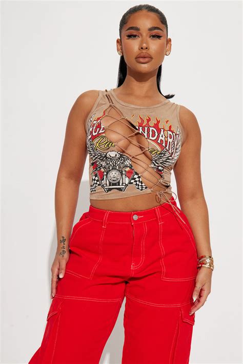 Left You In The Dust Graphic Top Sand Fashion Nova Screens Tops And Bottoms Fashion Nova