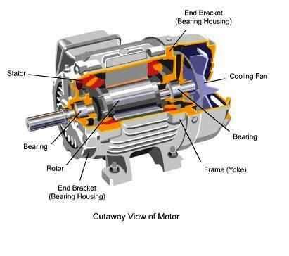 Understanding the workings of an electric motor through diagrams
