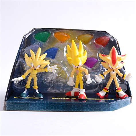 Sonic The Hedgehog Team Sonic Collection Super Sonic Tails Knuckles