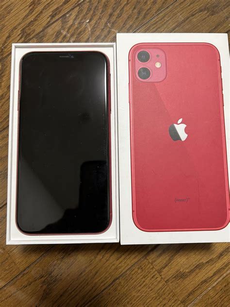 きたいと iPhone 11 PRODUCT RED 128 GB SIMフリー ってきまし