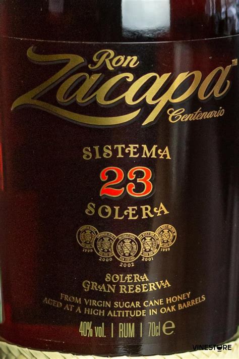 Ром Zacapa Centenario Solera Gran Reserva 23 years 0.7 л - купить ...