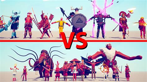 Hidden Units Team Vs Bosses Team Totally Accurate Battle Simulator