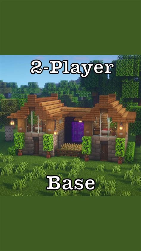 2 Player Minecraft Base Ig Minecraftluki7x In 2022 Minecraft