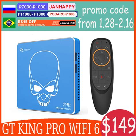 Beelink GT King Pro Smart TV Box Android 9 0 WIFI 6 TAmlogic S922X H 2