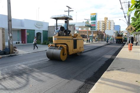 Prefeitura Inicia Pavimenta O De Avenidas No Centro Da Cidade