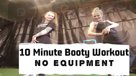 10 Minute Booty Workout No Equipment Bandc At Home Workouts For When Your Bored Youtube