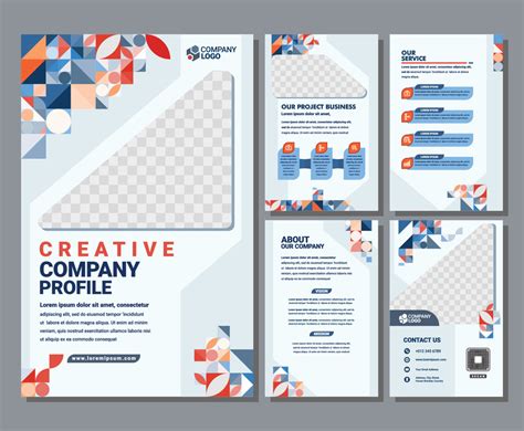 Creative Company Profile Template | FreeVectors